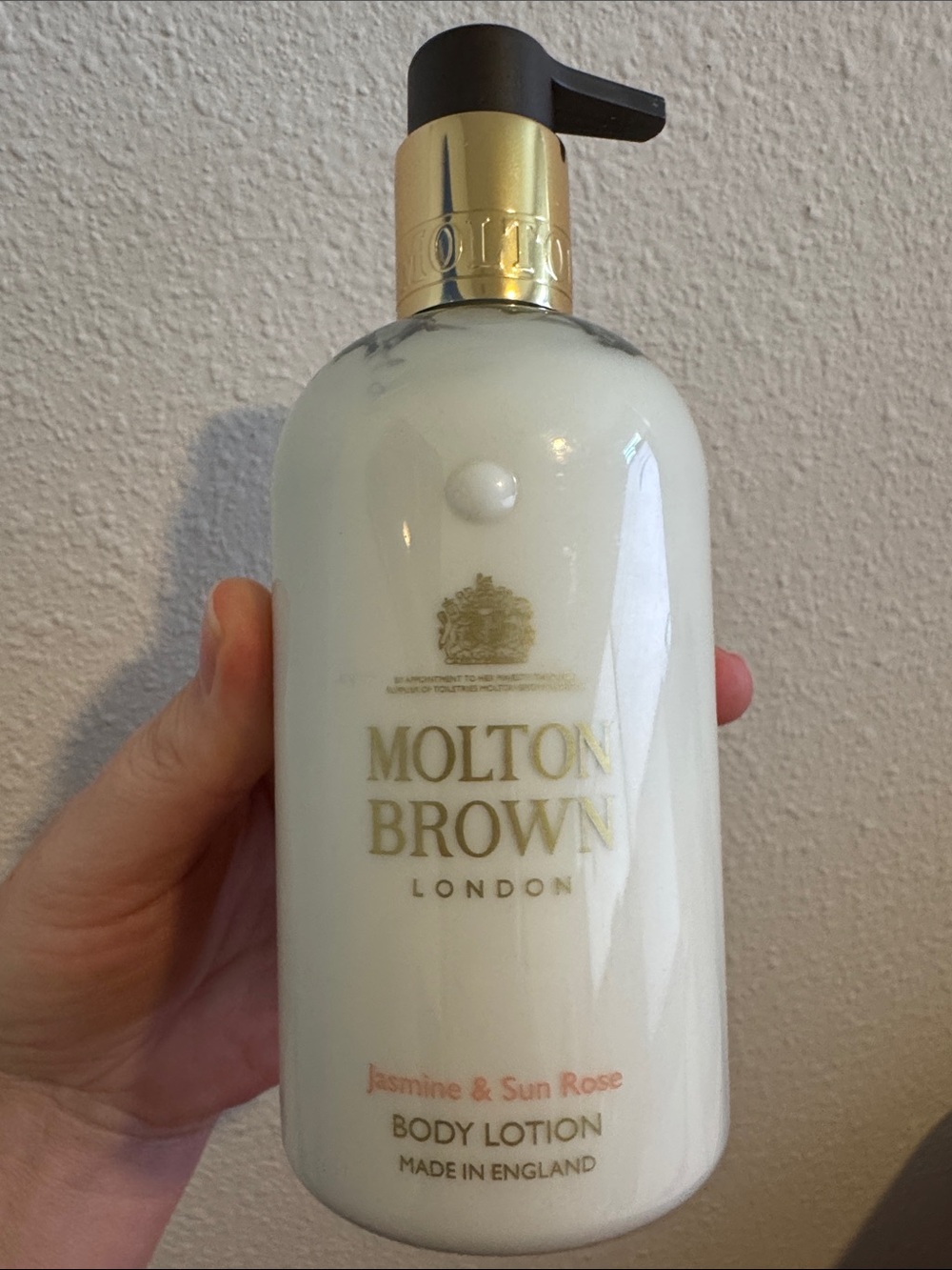 Molton Brown White & Gold Jasmine & Sun Rose Body Lotion 10 Fl oz New